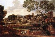 POUSSIN, Nicolas Landscape with the Funeral of Phocion af oil painting on canvas